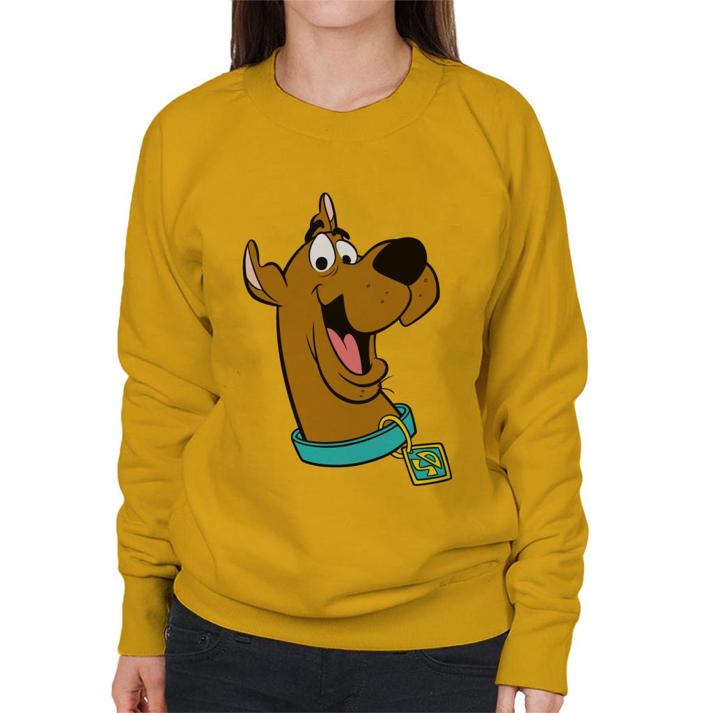 Scooby Doo Collar Smile Women's Sweatshirt-ALL + EVERY