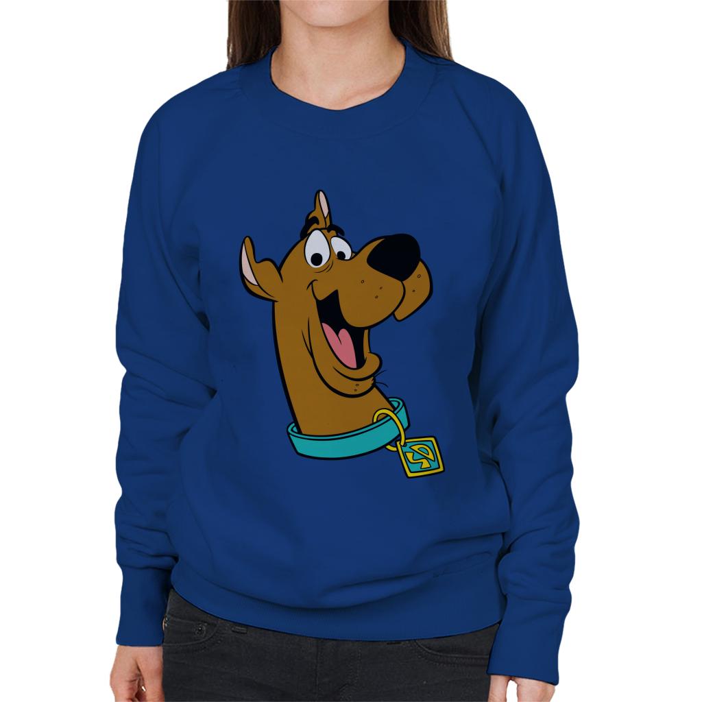 Scooby Doo Collar Smile Women's Sweatshirt-ALL + EVERY