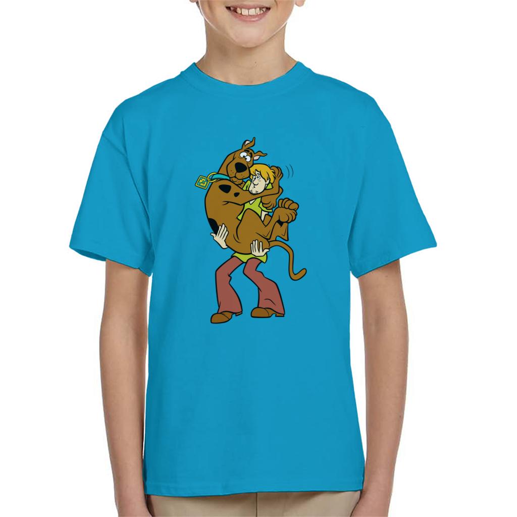 Scooby Doo Shaggy Holding Scooby Kid's T-Shirt-ALL + EVERY