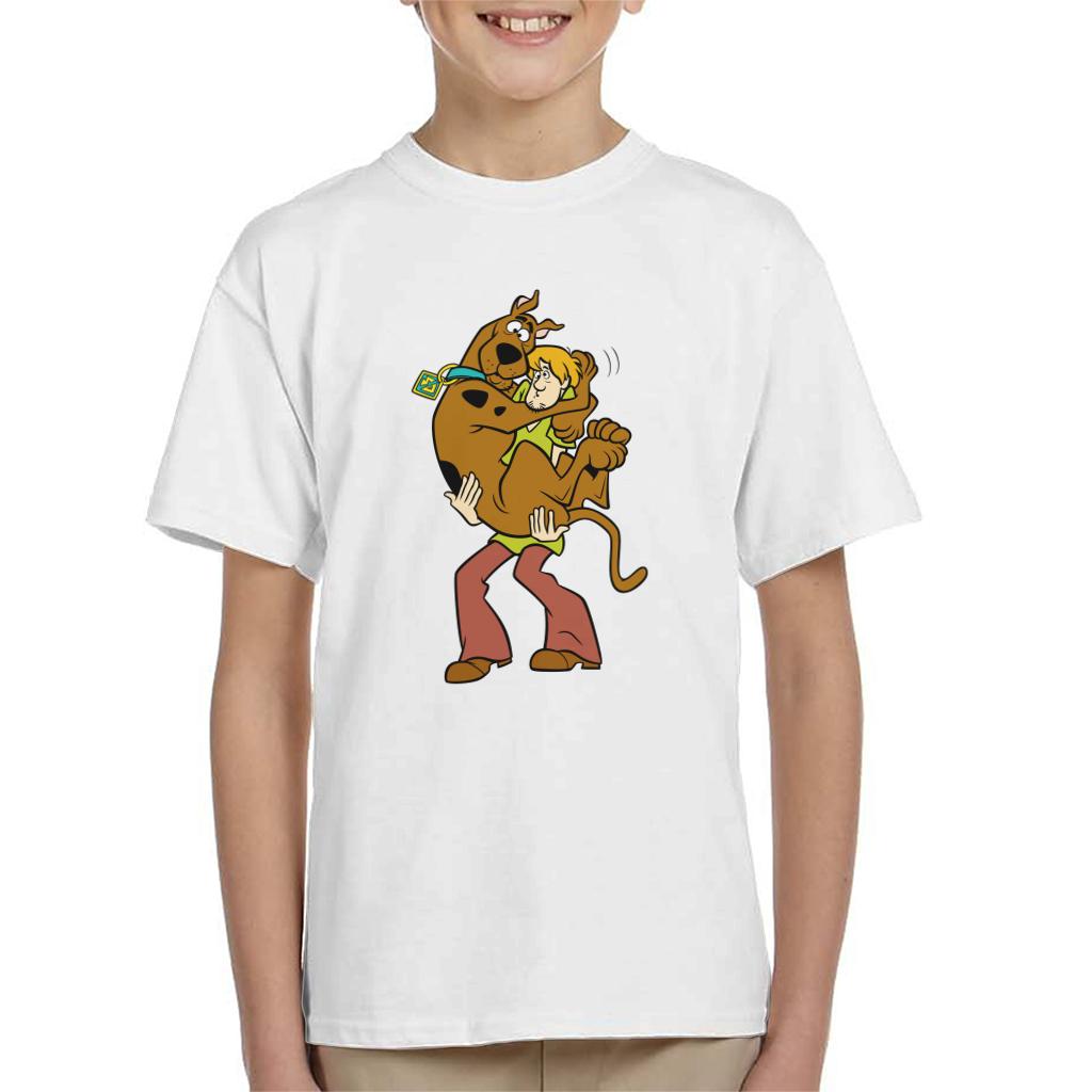 Scooby Doo Shaggy Holding Scooby Kid's T-Shirt-ALL + EVERY