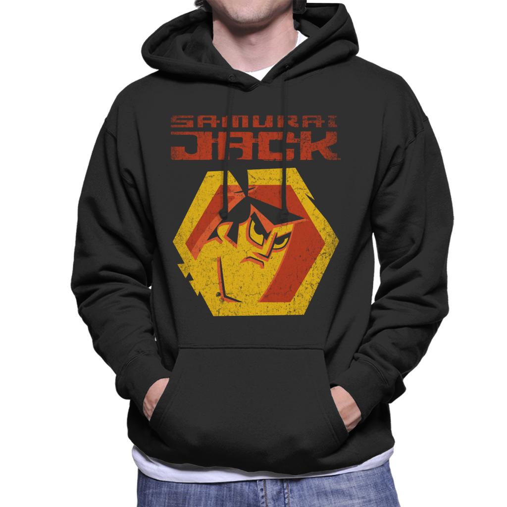 Samurai Jack Red Logo Men's Hooded Sweatshirt-ALL + EVERY