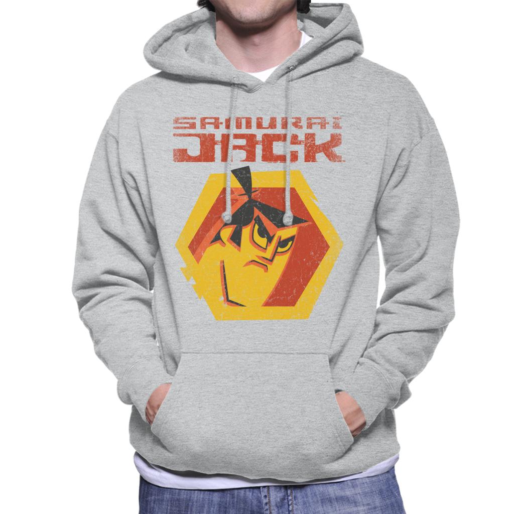 Samurai Jack Red Logo Men's Hooded Sweatshirt-ALL + EVERY