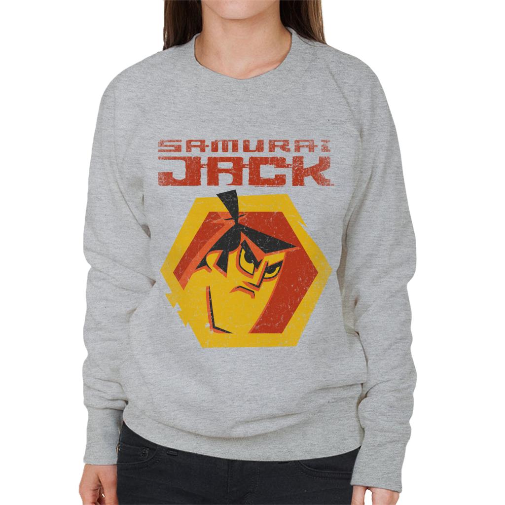 Samurai Jack Red Logo Women's Sweatshirt-ALL + EVERY