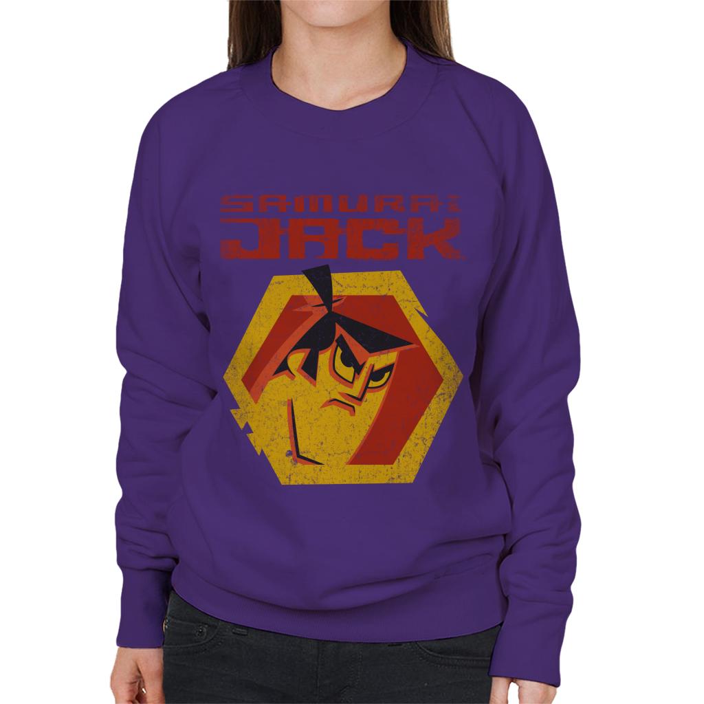 Samurai Jack Red Logo Women's Sweatshirt-ALL + EVERY