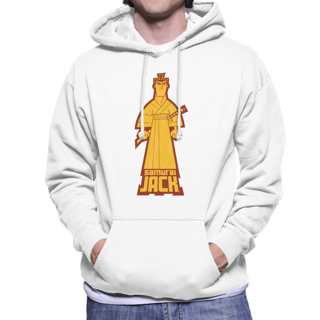 Samurai Jack Gold Pose Men's Hooded Sweatshirt-ALL + EVERY