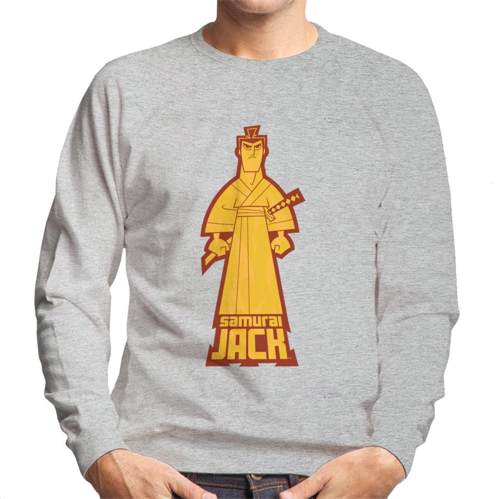 Samurai Jack Gold Pose Men's Sweatshirt-ALL + EVERY