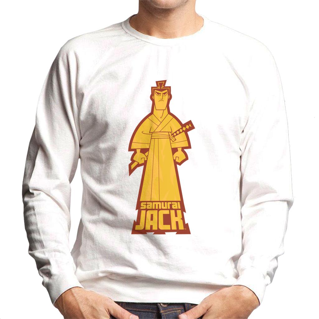 Samurai Jack Gold Pose Men's Sweatshirt-ALL + EVERY