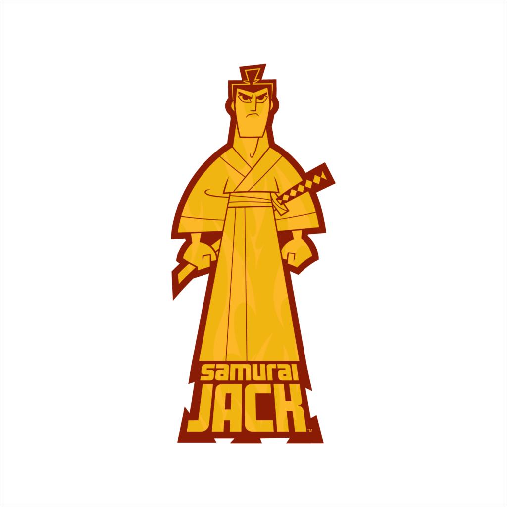 Samurai Jack Gold Pose Kid's T-Shirt-ALL + EVERY