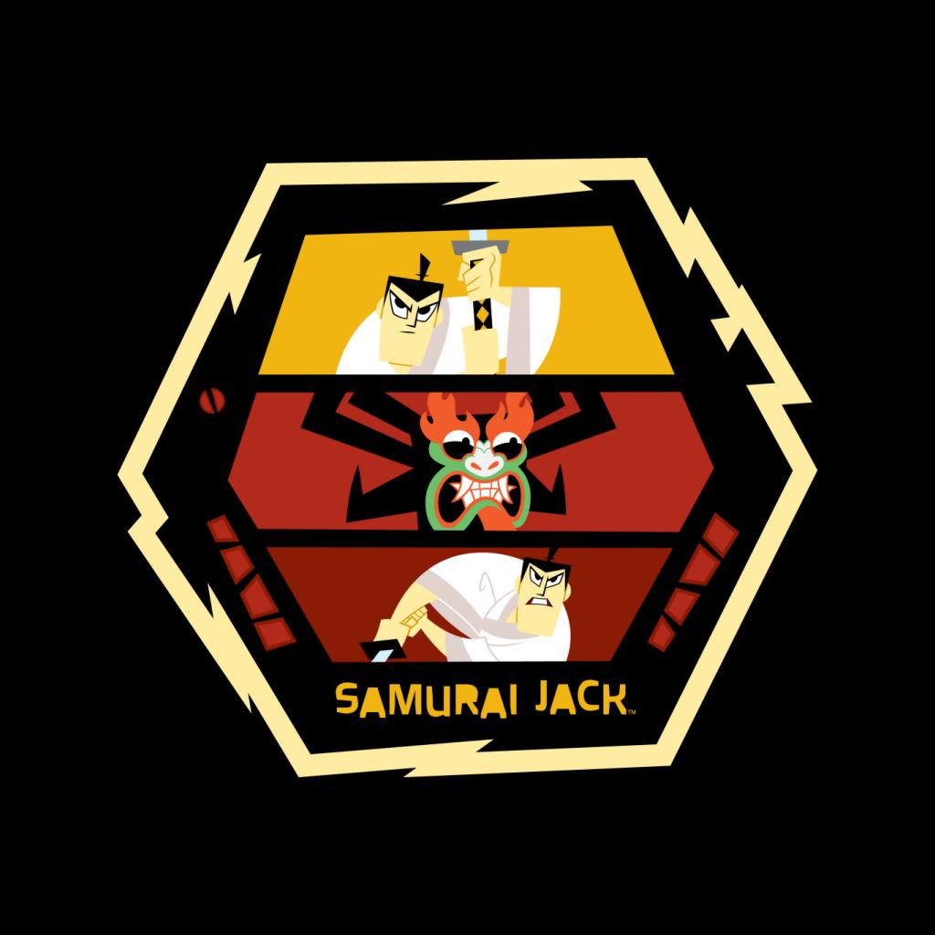 Samurai Jack Vs Aku Fight Montage Men's T-Shirt-ALL + EVERY