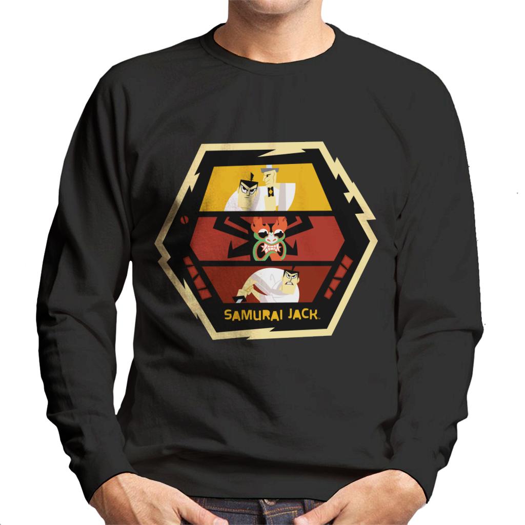 Samurai Jack Vs Aku Fight Montage Men's Sweatshirt-ALL + EVERY