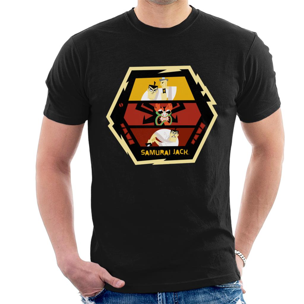 Samurai Jack Vs Aku Fight Montage Men's T-Shirt-ALL + EVERY