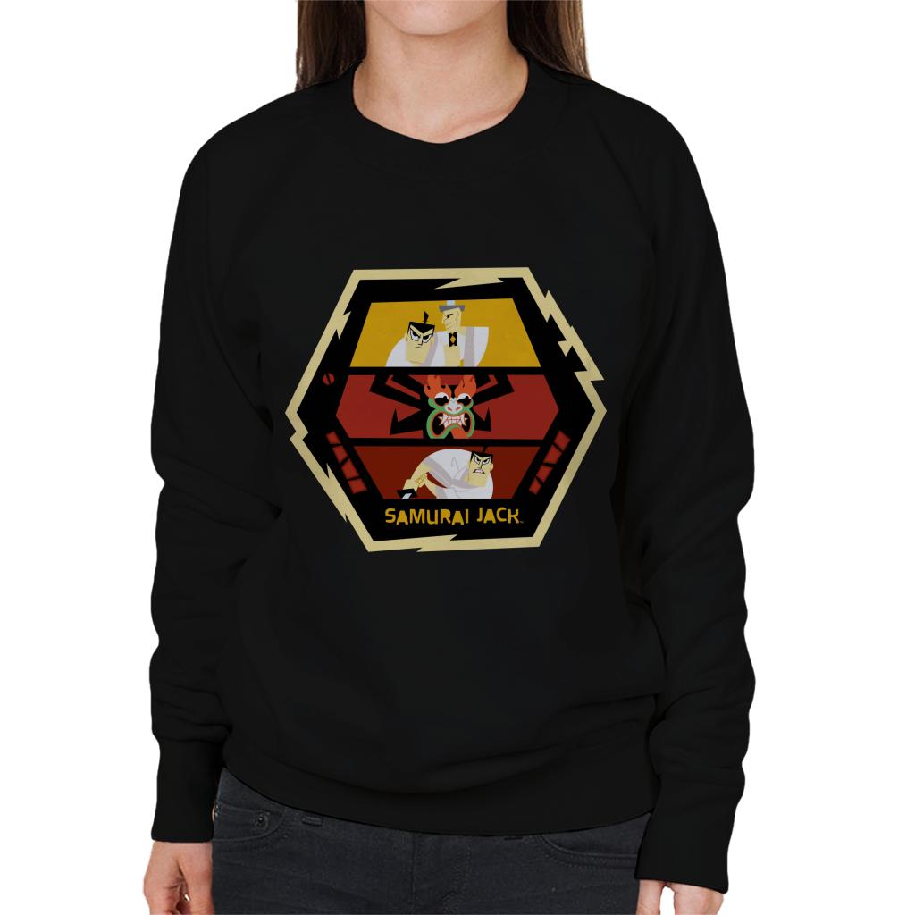 Samurai Jack Vs Aku Fight Montage Women's Sweatshirt-ALL + EVERY