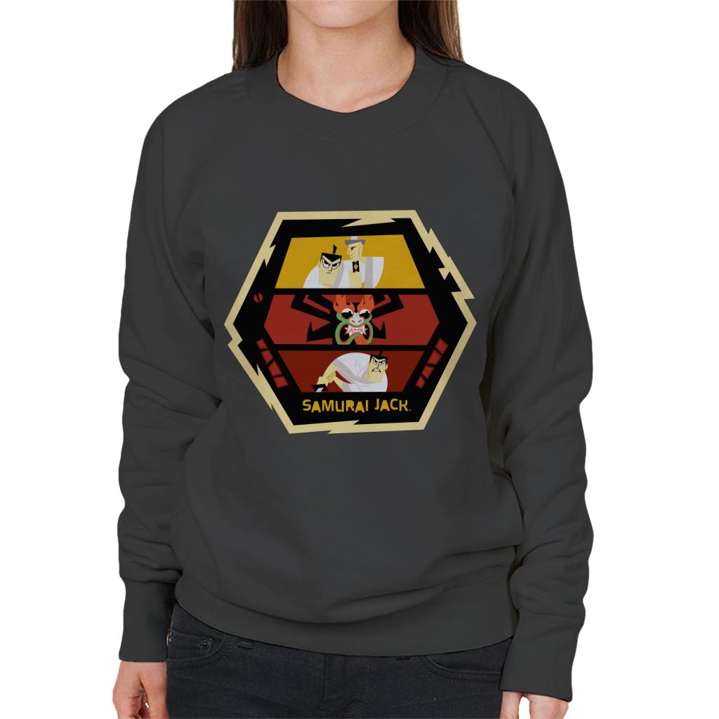 Samurai Jack Vs Aku Fight Montage Women's Sweatshirt-ALL + EVERY