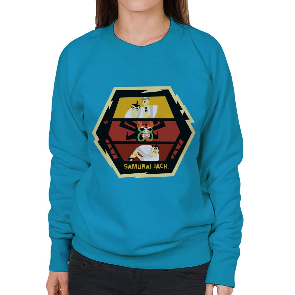 Samurai Jack Vs Aku Fight Montage Women's Sweatshirt-ALL + EVERY