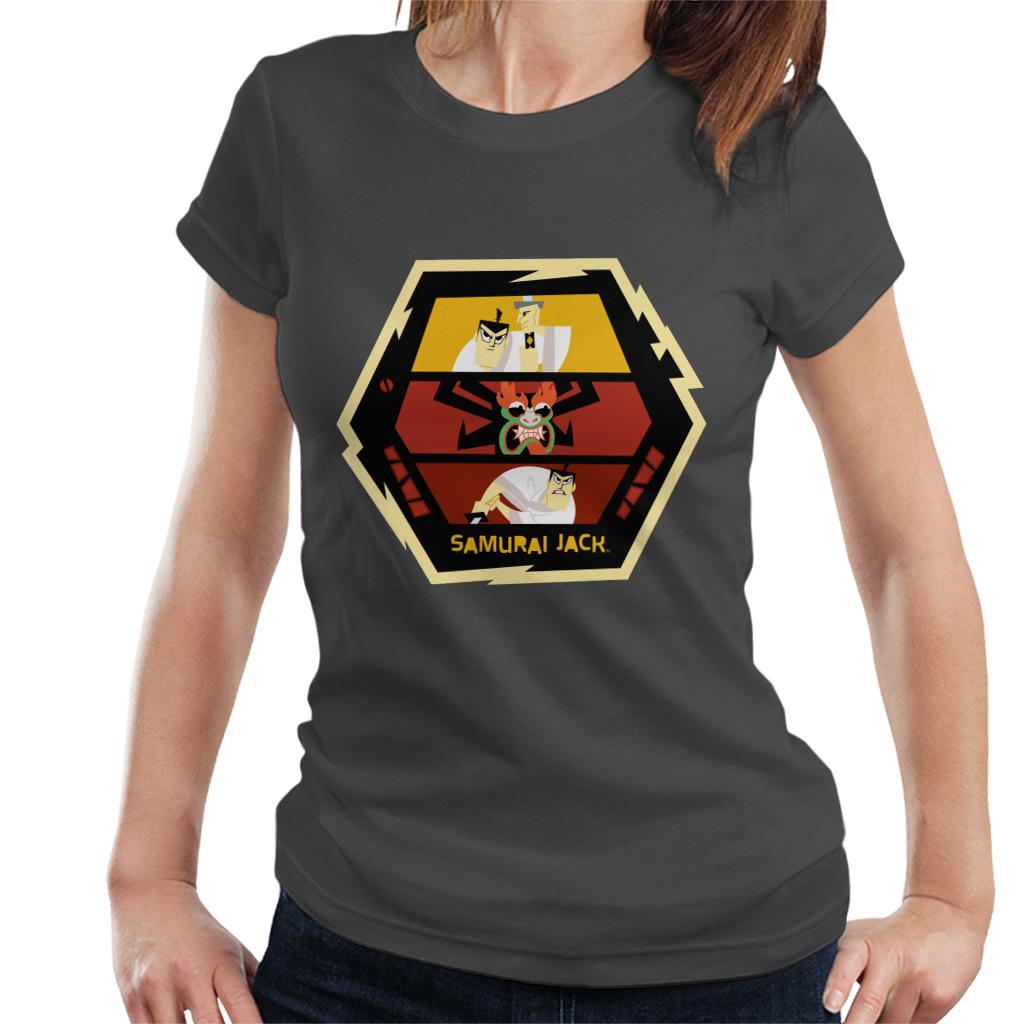 Samurai Jack Vs Aku Fight Montage Women's T-Shirt-ALL + EVERY