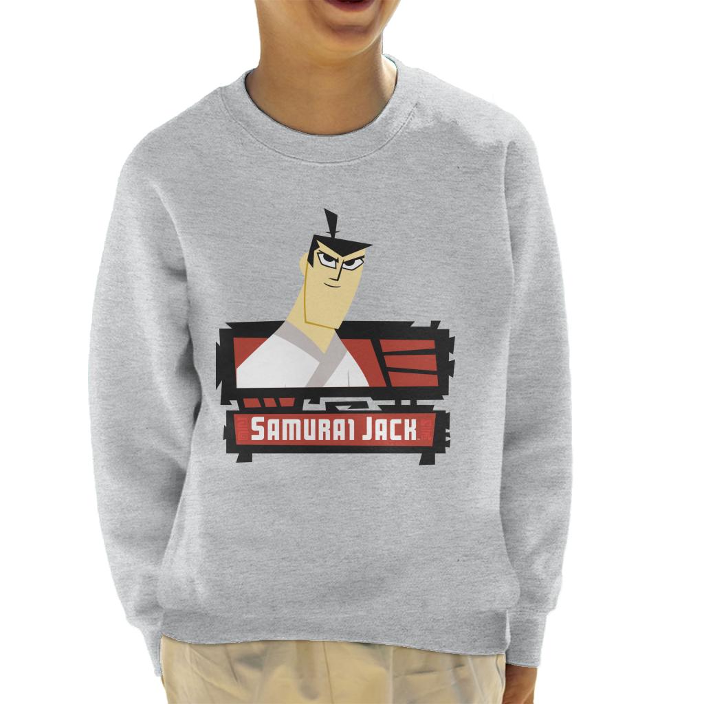 Samurai Jack Smirk Kid's Sweatshirt-ALL + EVERY
