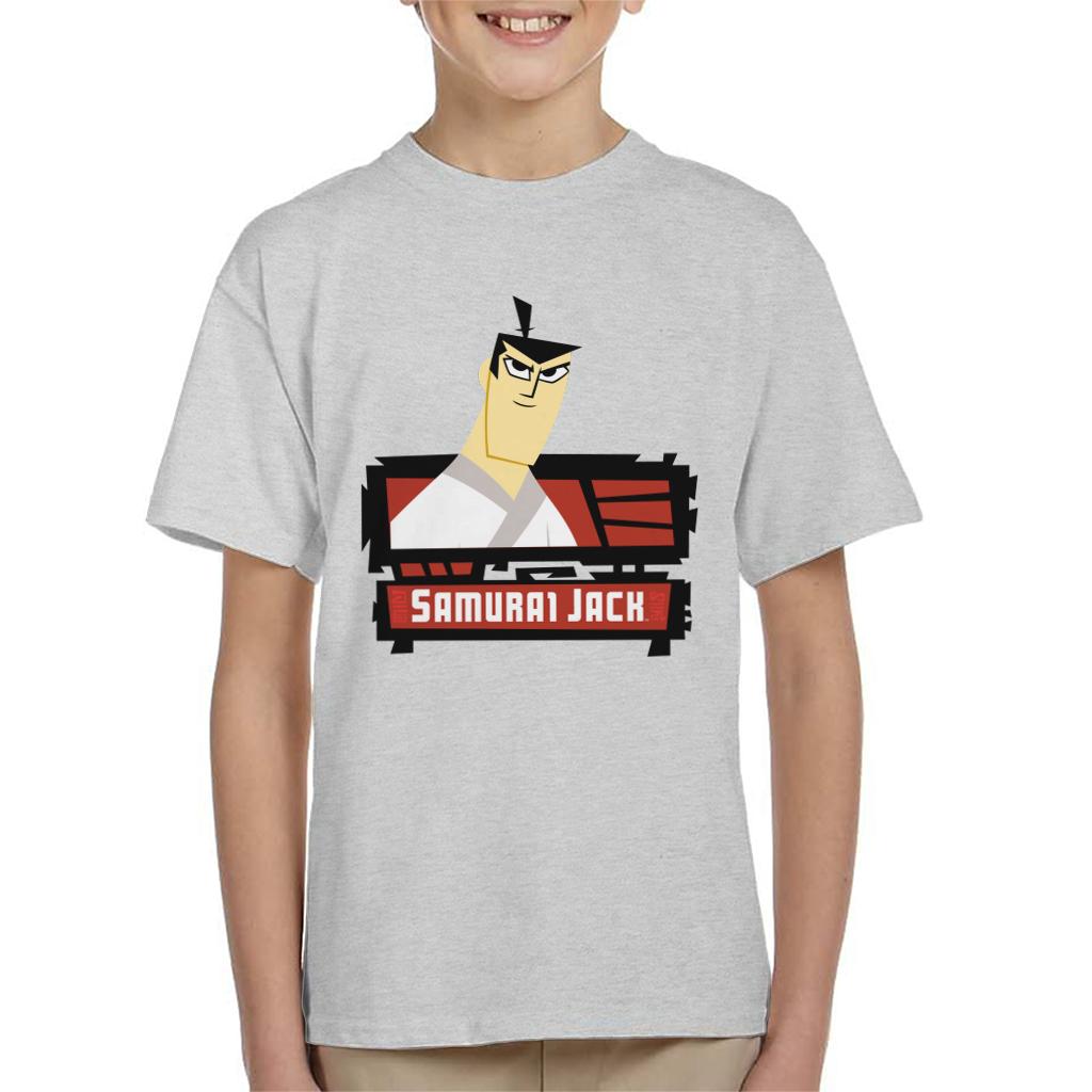 Samurai Jack Smirk Kid's T-Shirt-ALL + EVERY