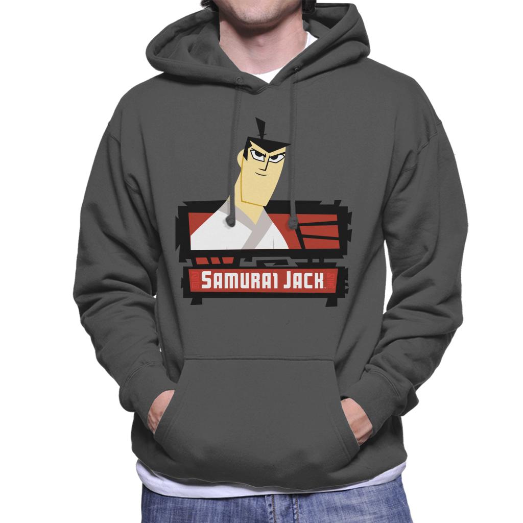 Samurai Jack Smirk Men's Hooded Sweatshirt-ALL + EVERY