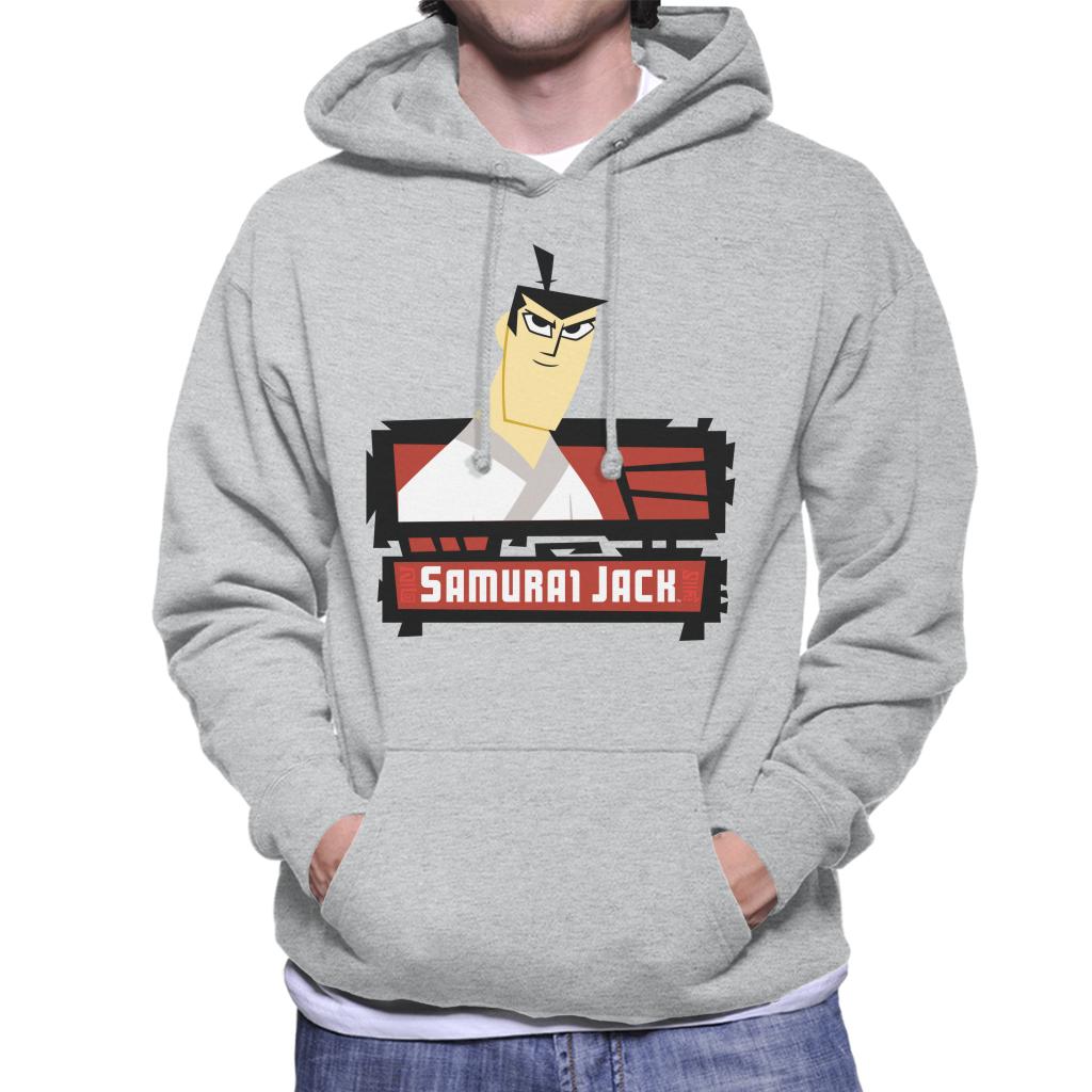 Samurai Jack Smirk Men's Hooded Sweatshirt-ALL + EVERY