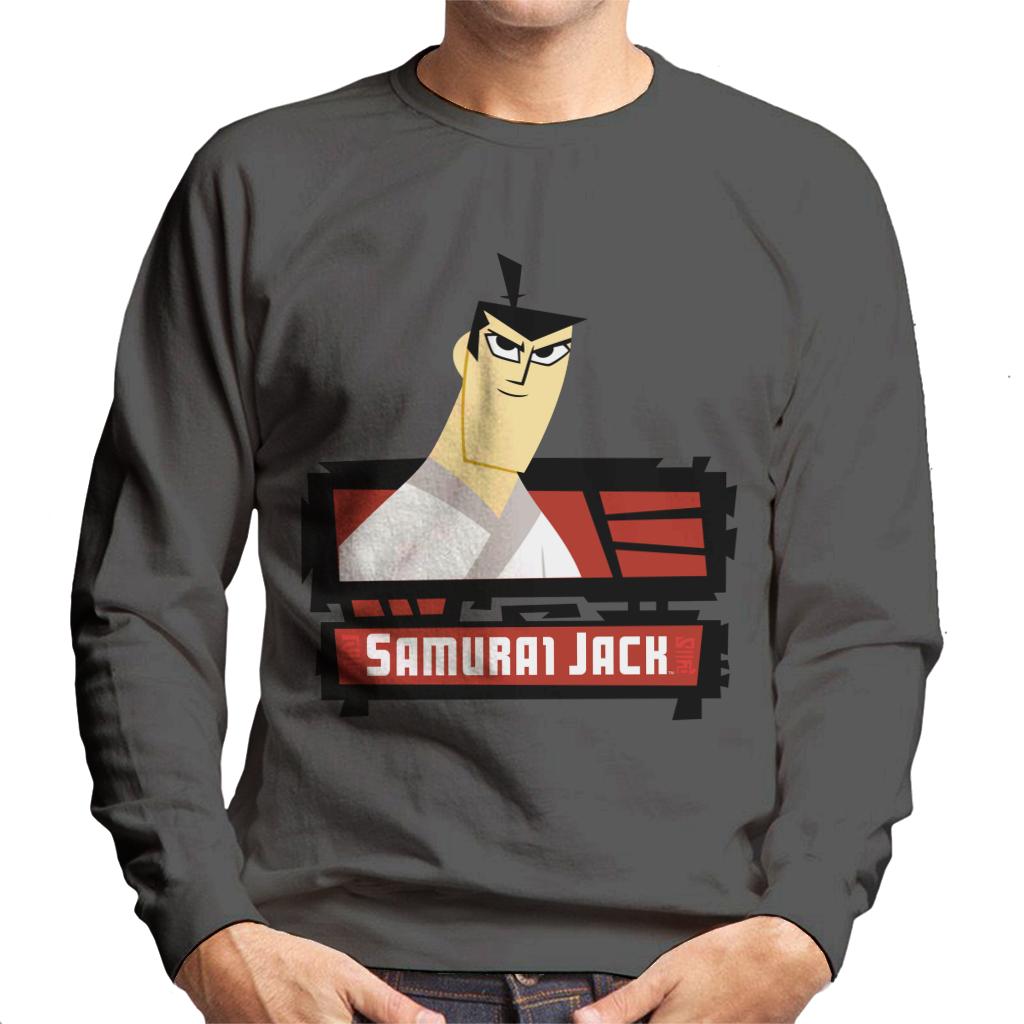 Samurai Jack Smirk Men's Sweatshirt-ALL + EVERY