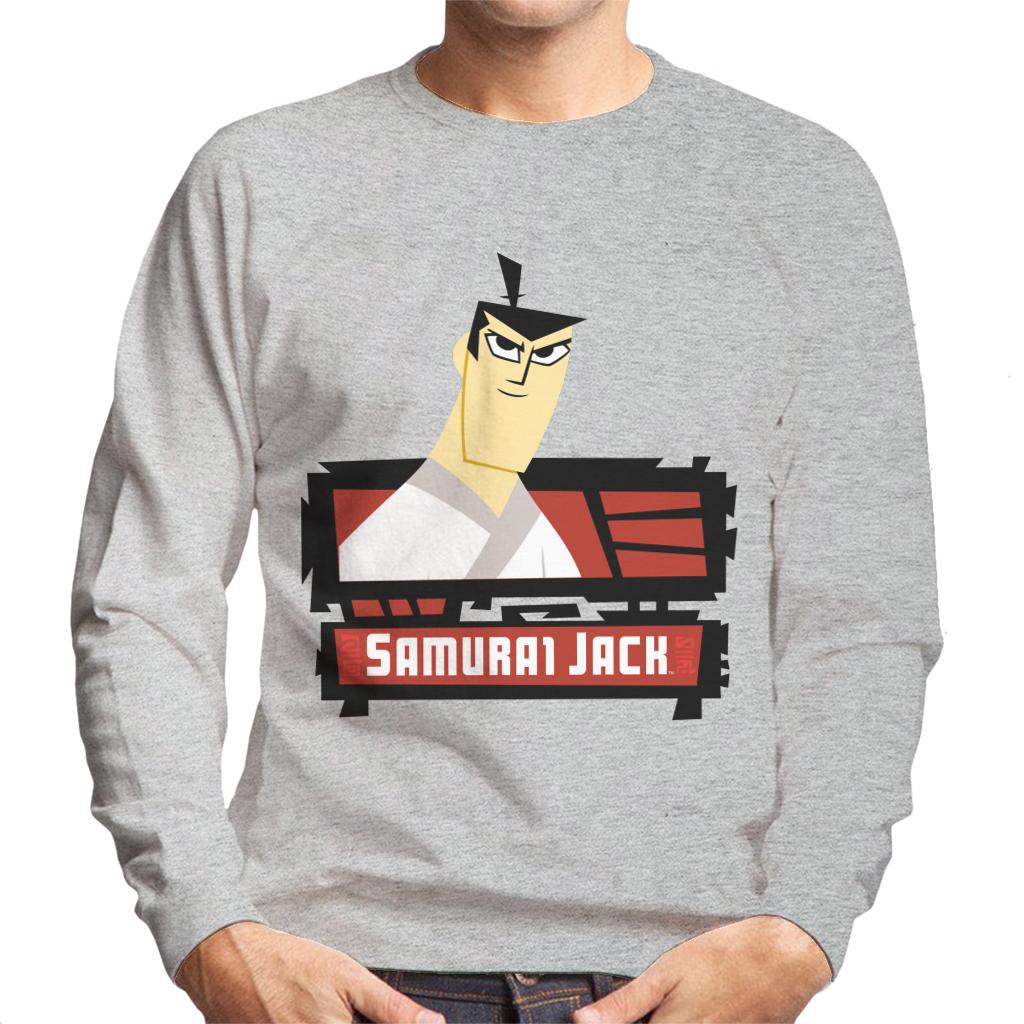 Samurai Jack Smirk Men's Sweatshirt-ALL + EVERY