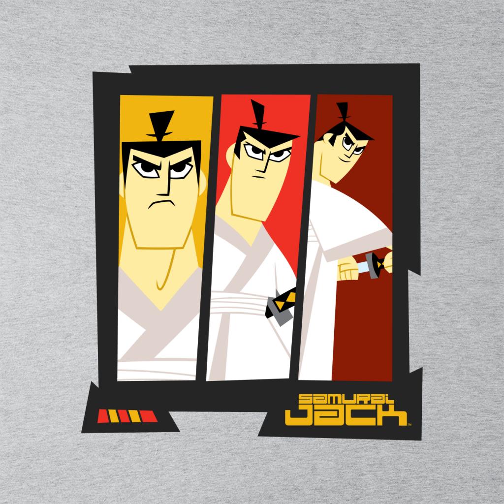 Samurai Jack Drawing Katana Montage Men's T-Shirt-ALL + EVERY