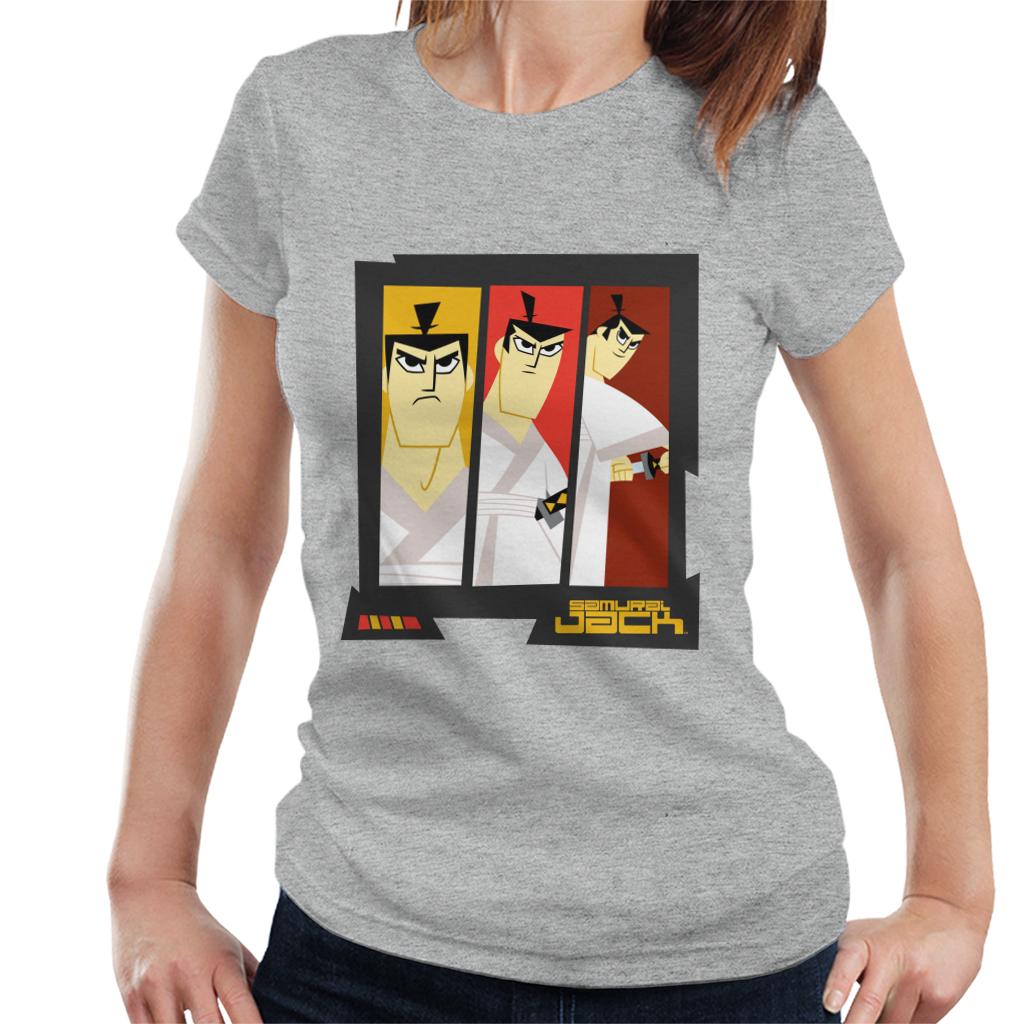 Samurai Jack Drawing Katana Montage Women's T-Shirt-ALL + EVERY