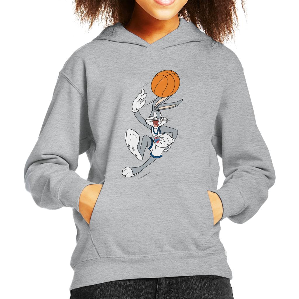 Space Jam Bugs Bunny Basketball Kid's Hooded Sweatshirt-ALL + EVERY