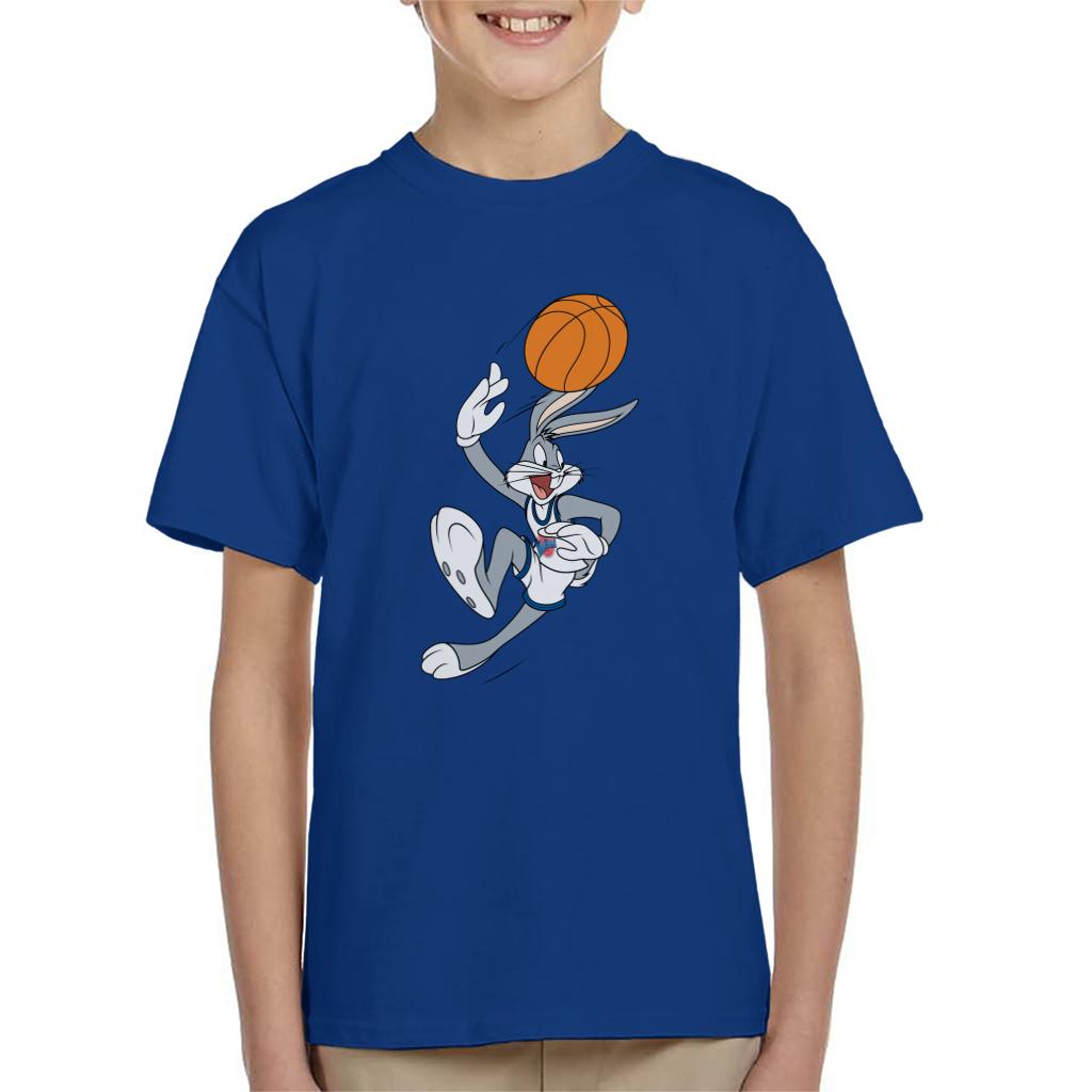 Space Jam Bugs Bunny Basketball Kid's T-Shirt-ALL + EVERY