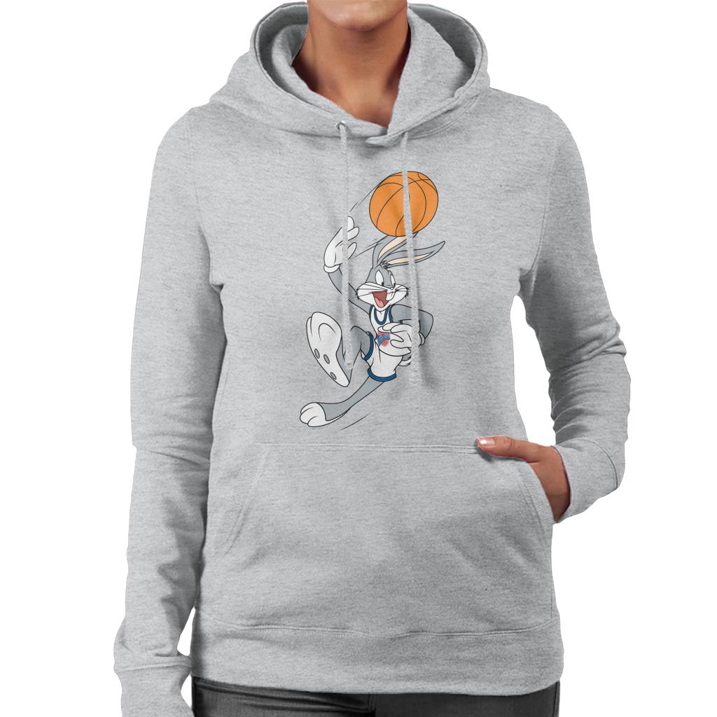 Space Jam Bugs Bunny Basketball Women's Hooded Sweatshirt-ALL + EVERY