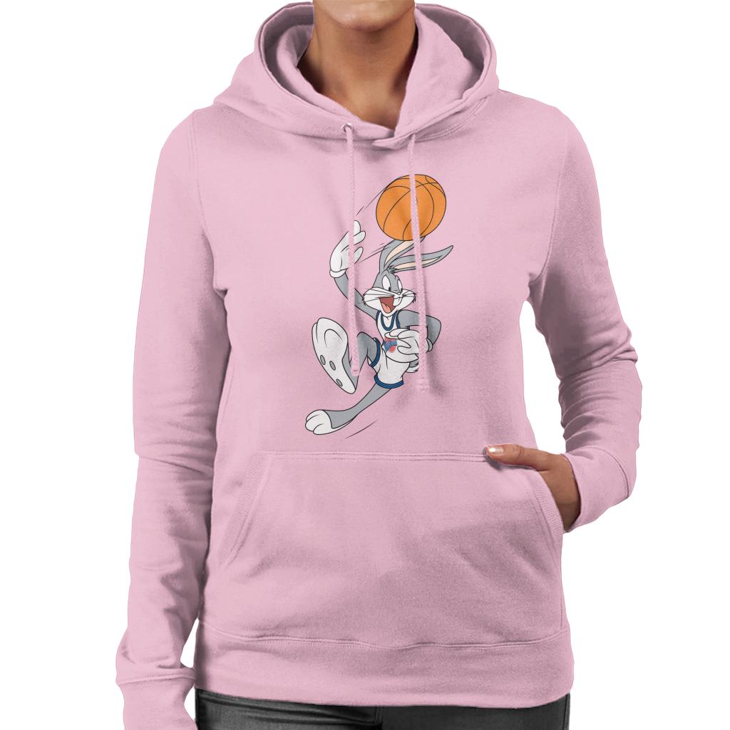 Space Jam Bugs Bunny Basketball Women's Hooded Sweatshirt-ALL + EVERY