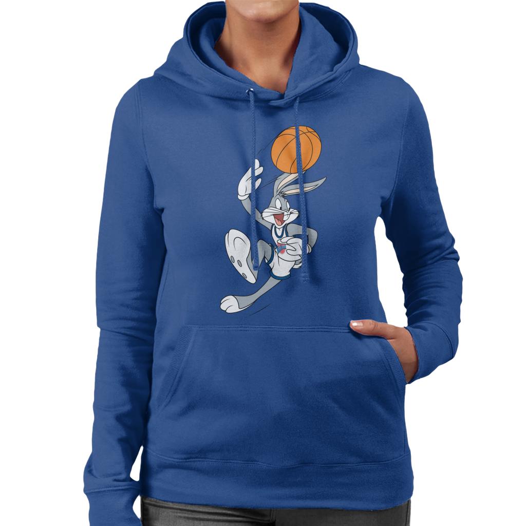 Space Jam Bugs Bunny Basketball Women's Hooded Sweatshirt-ALL + EVERY