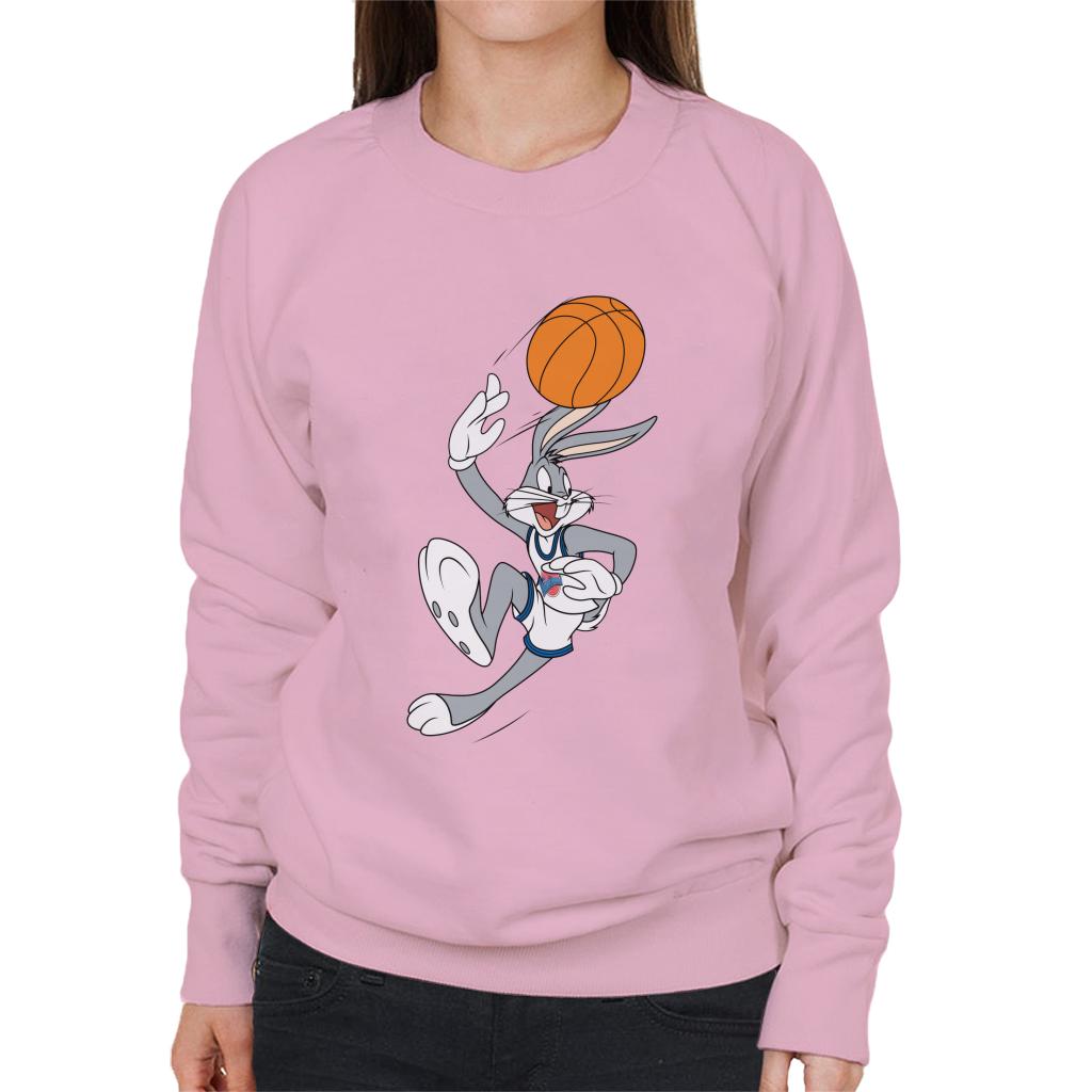 Space Jam Bugs Bunny Basketball Women's Sweatshirt-ALL + EVERY