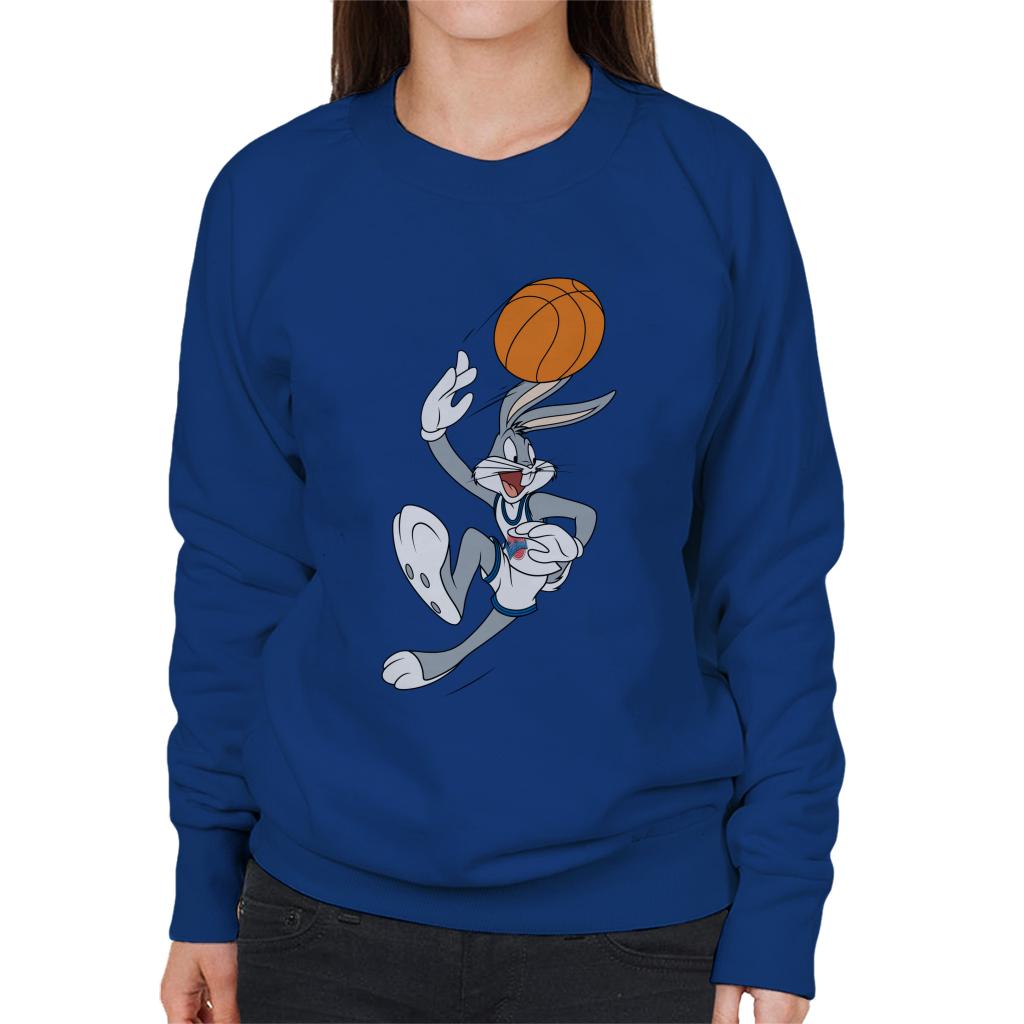 Space Jam Bugs Bunny Basketball Women's Sweatshirt-ALL + EVERY