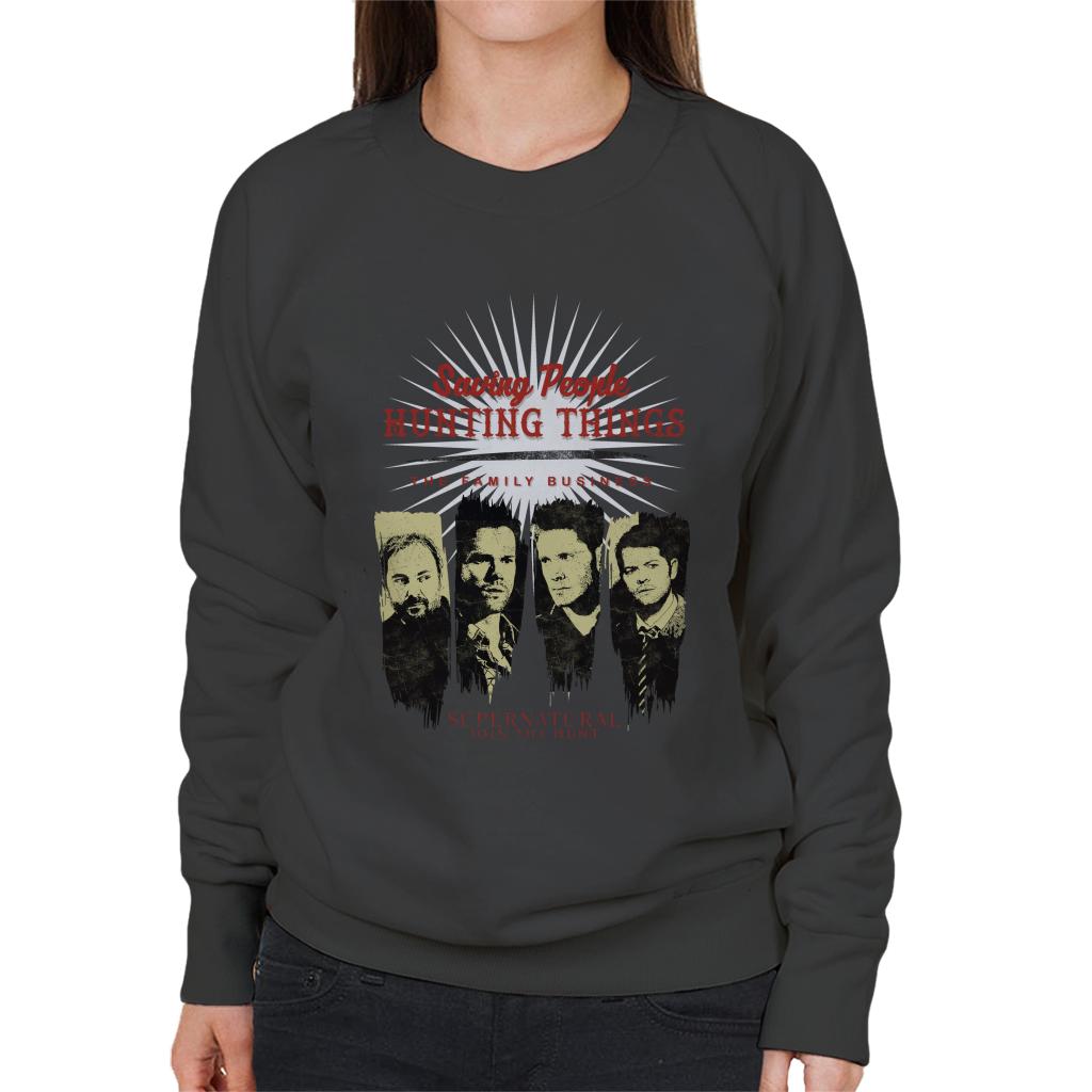 Supernatural Saving People Hunting Things Women's Sweatshirt-ALL + EVERY