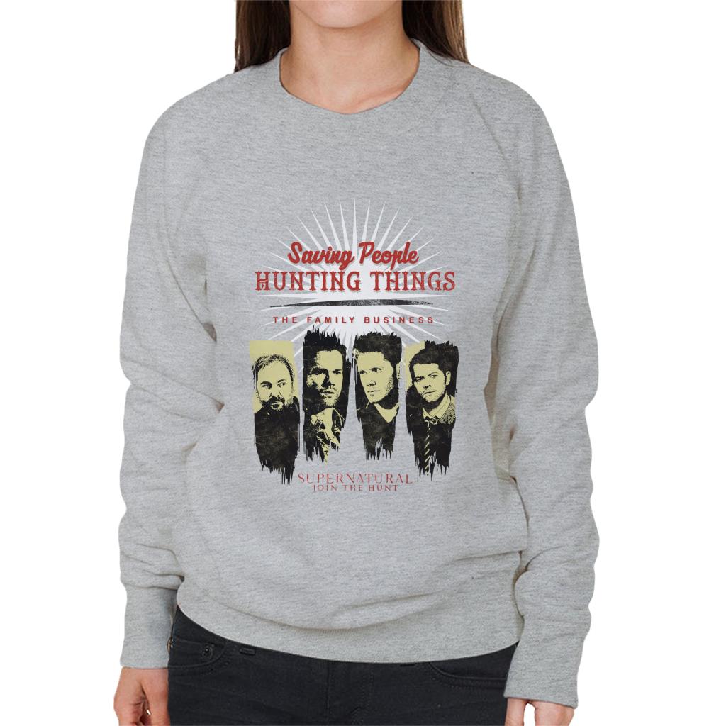 Supernatural Saving People Hunting Things Women's Sweatshirt-ALL + EVERY