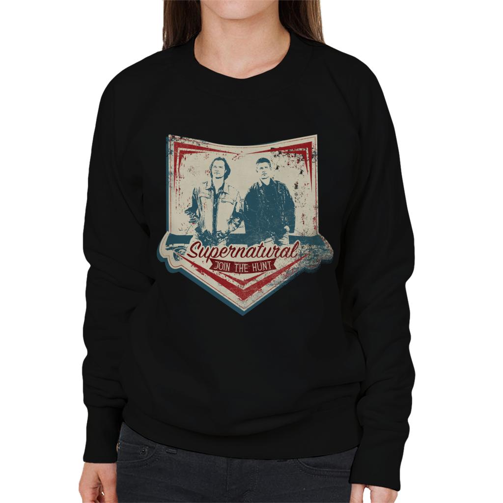 Supernatural Join The Hunt Sam And Dean Women's Sweatshirt-ALL + EVERY