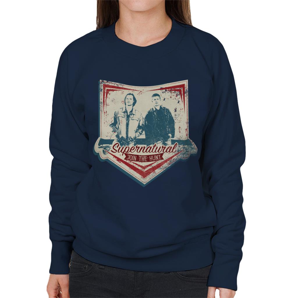 Supernatural Join The Hunt Sam And Dean Women's Sweatshirt-ALL + EVERY