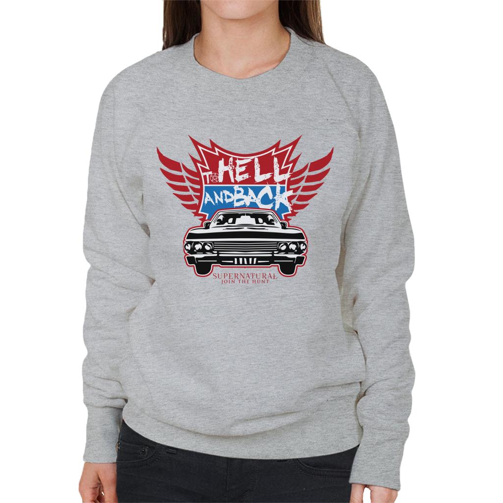 Supernatural To Hell And Back The Impala Women's Sweatshirt-ALL + EVERY