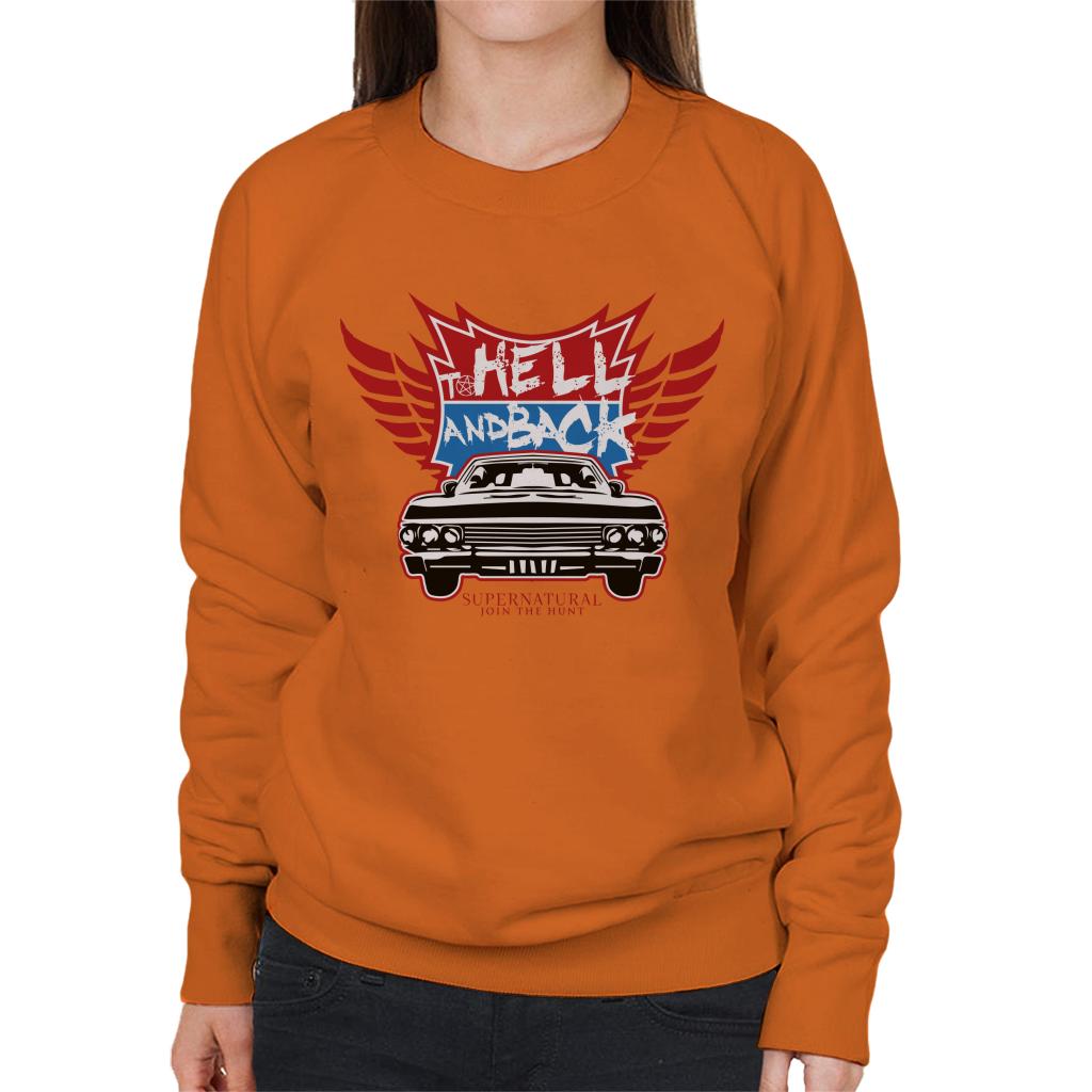 Supernatural To Hell And Back The Impala Women's Sweatshirt-ALL + EVERY