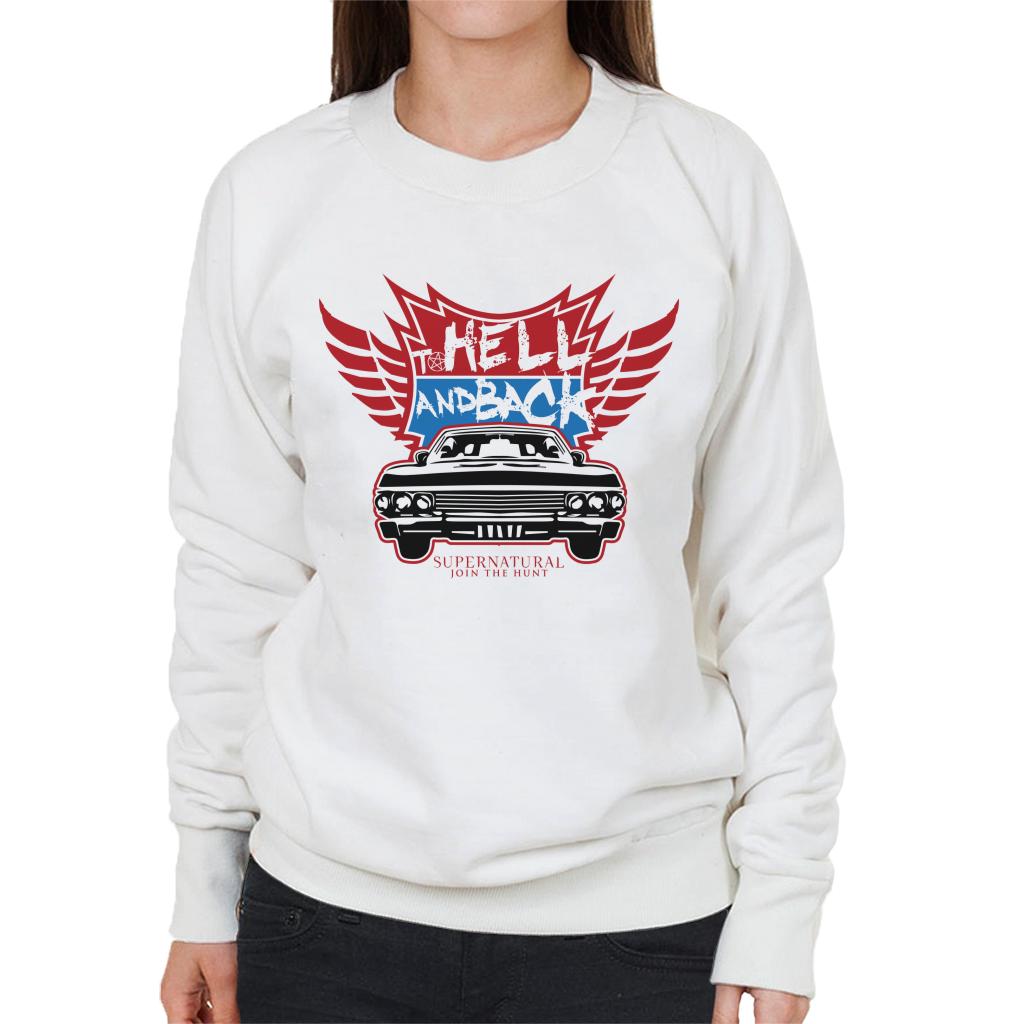 Supernatural To Hell And Back The Impala Women's Sweatshirt-ALL + EVERY