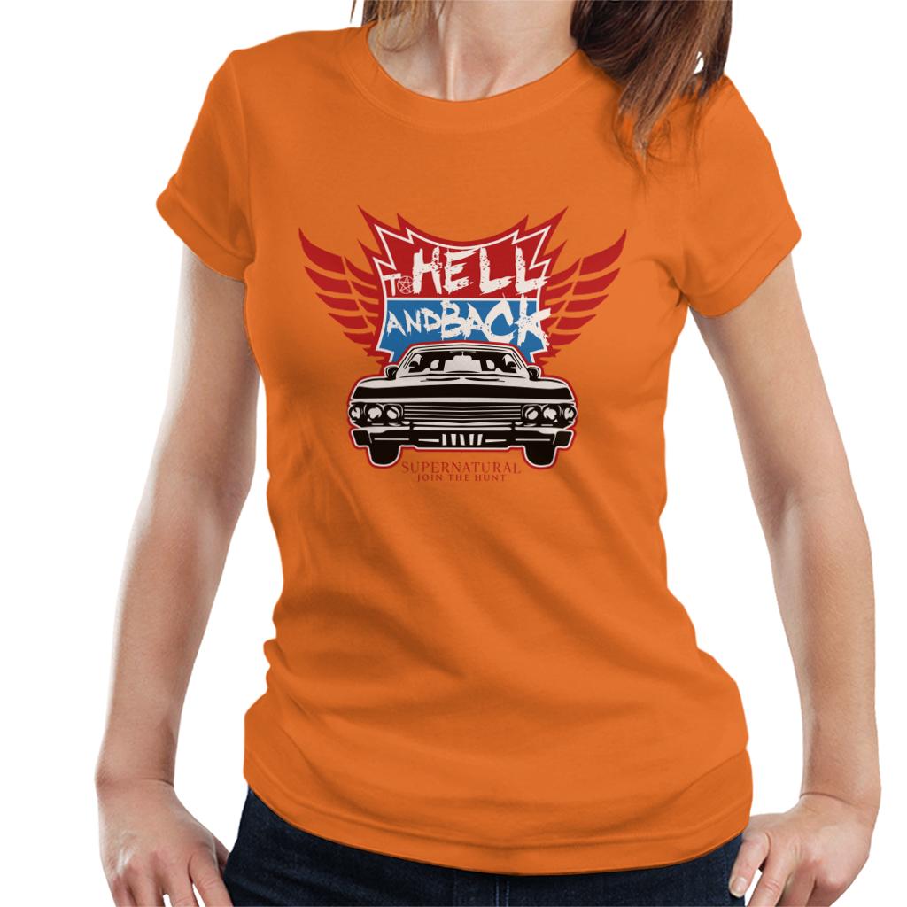 Supernatural To Hell And Back The Impala Women's T-Shirt-ALL + EVERY