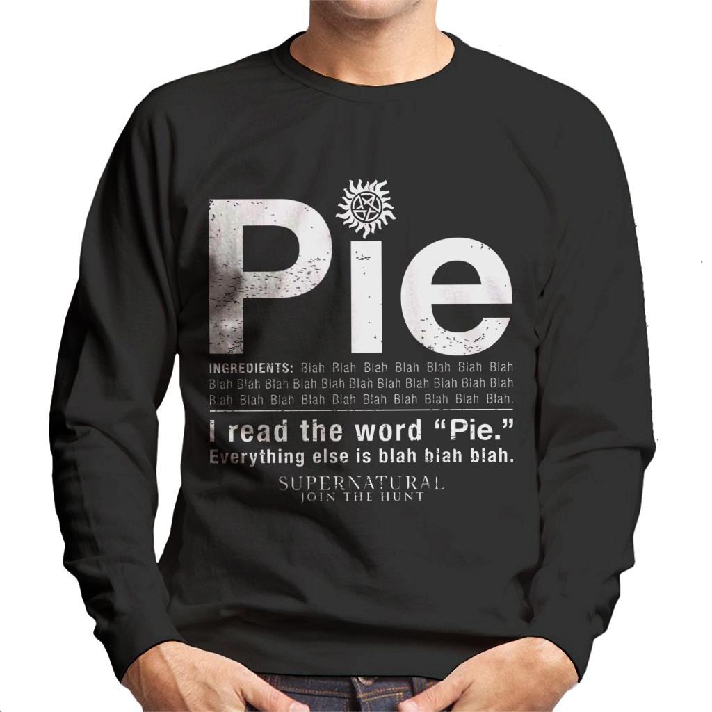 Supernatural I Read The Word Pie Men's Sweatshirt-ALL + EVERY