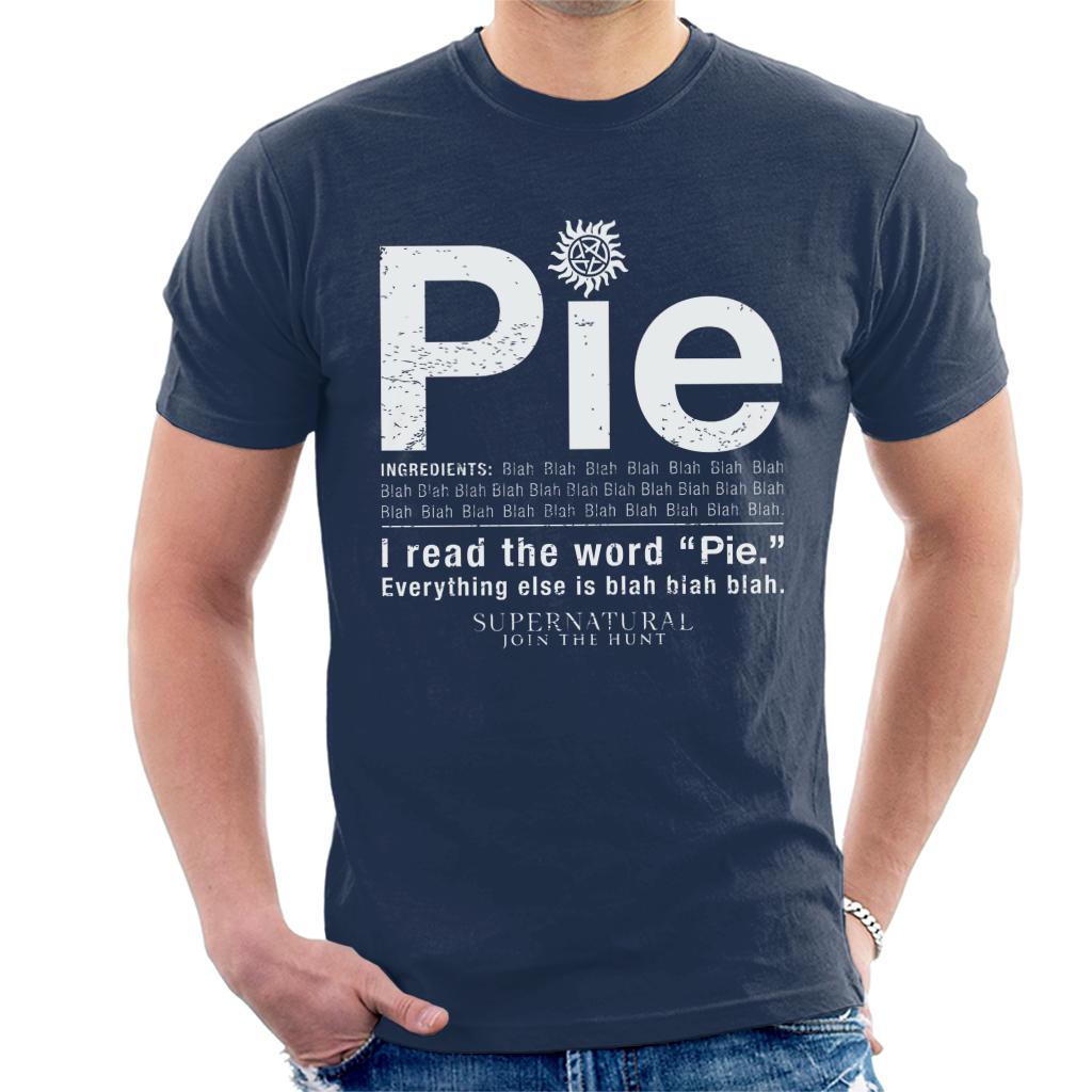 Supernatural I Read The Word Pie Men's T-Shirt-ALL + EVERY