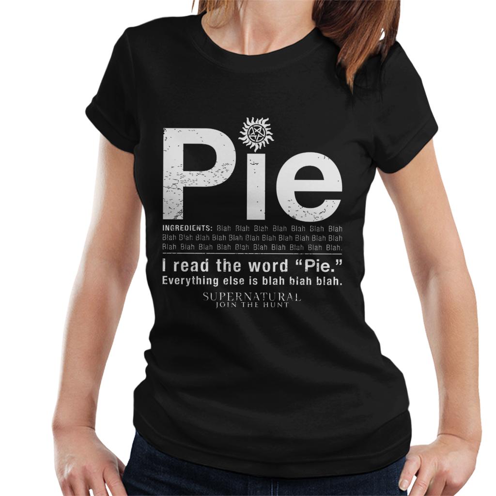 Supernatural I Read The Word Pie Women's T-Shirt-ALL + EVERY