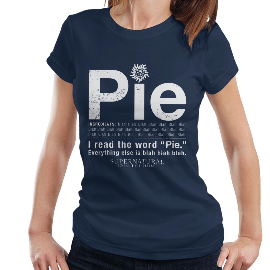 Supernatural I Read The Word Pie Women's T-Shirt-ALL + EVERY