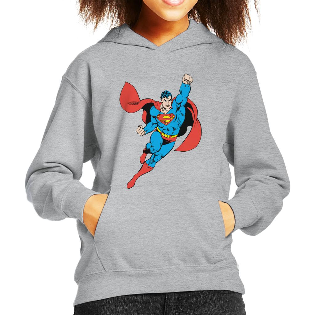 Superman To The Rescue Kid's Hooded Sweatshirt-ALL + EVERY