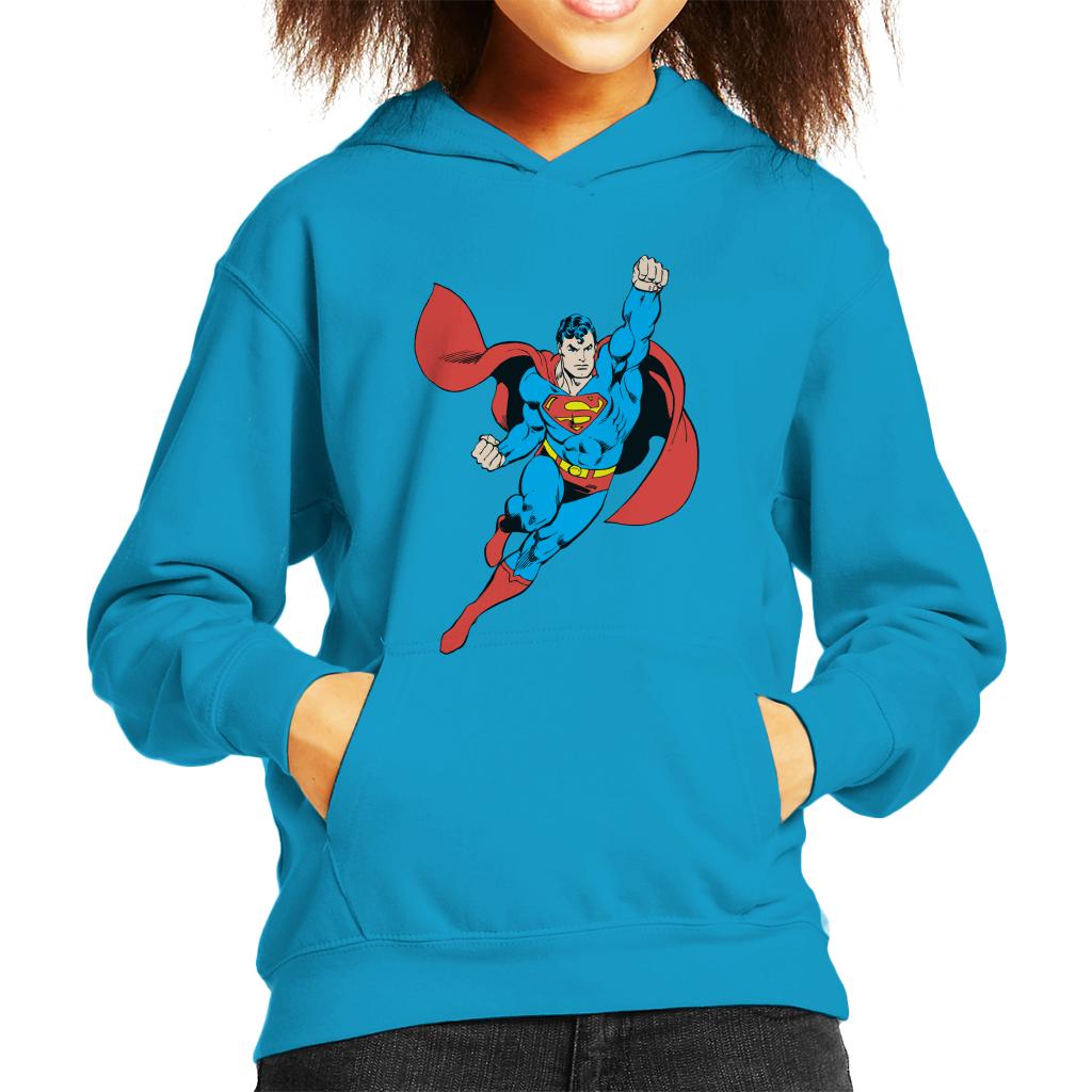 Superman To The Rescue Kid's Hooded Sweatshirt-ALL + EVERY