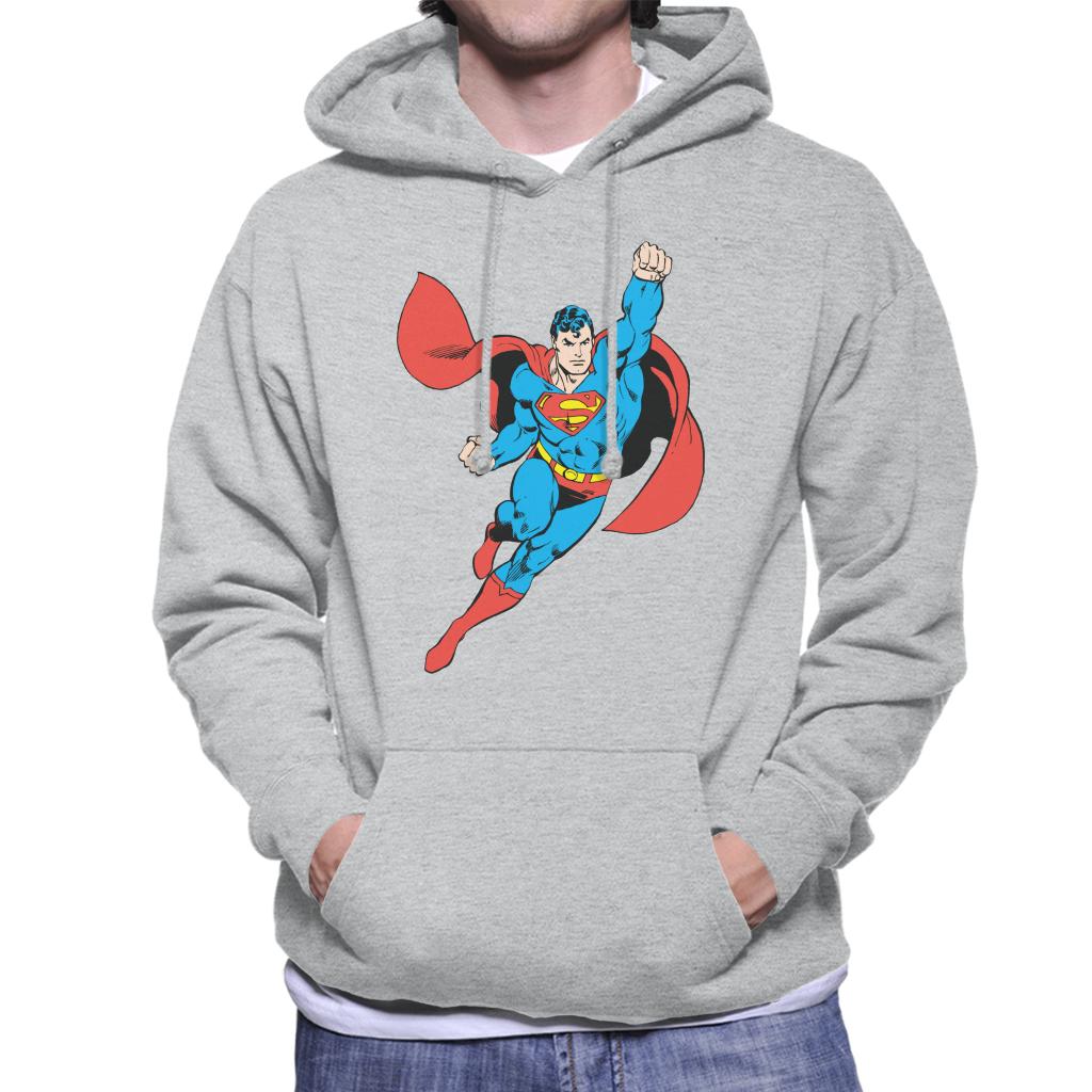 Superman To The Rescue Men's Hooded Sweatshirt-ALL + EVERY