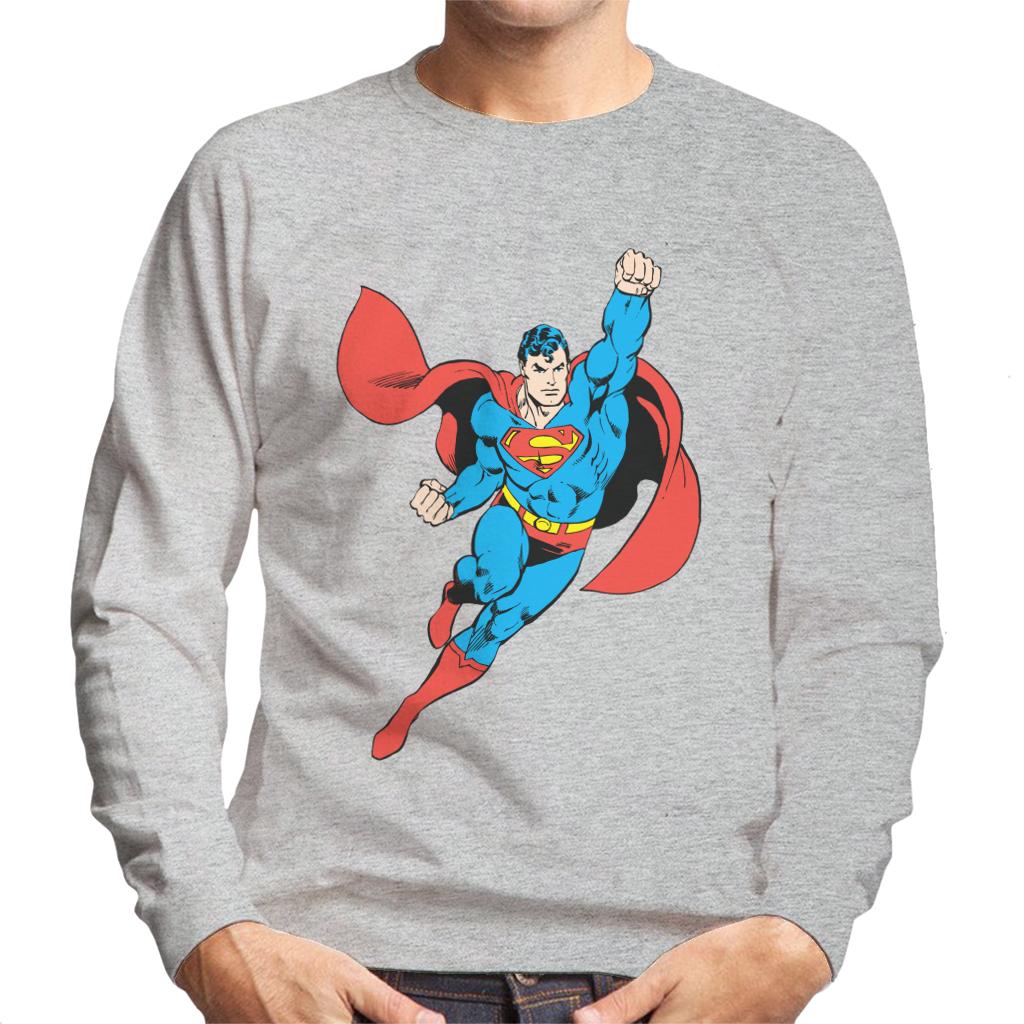 Superman To The Rescue Men's Sweatshirt-ALL + EVERY